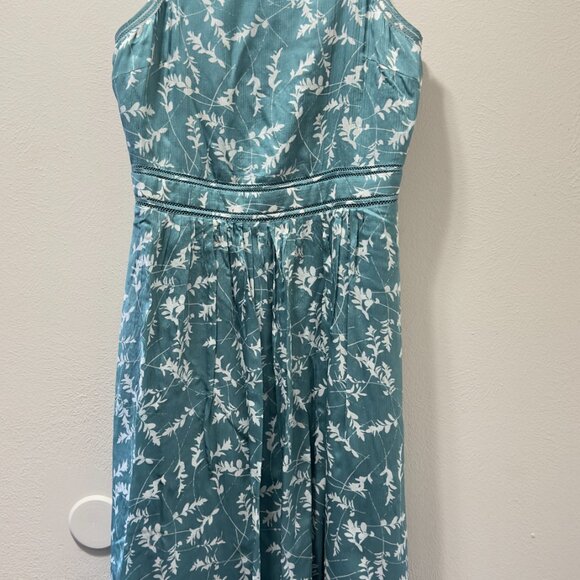CLUB MONACO Josefienahh Floral Print Georgette Silk Dres Size 10 - Picture 7 of 12